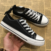 韩版 外贸帆布鞋 潮流百搭学生鞋 好穿出口橡胶底时尚 透气 低帮男款