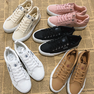 潮流百搭帆布鞋 外贸休闲厚底鞋 女低帮松糕底小白鞋 出口土耳其板鞋