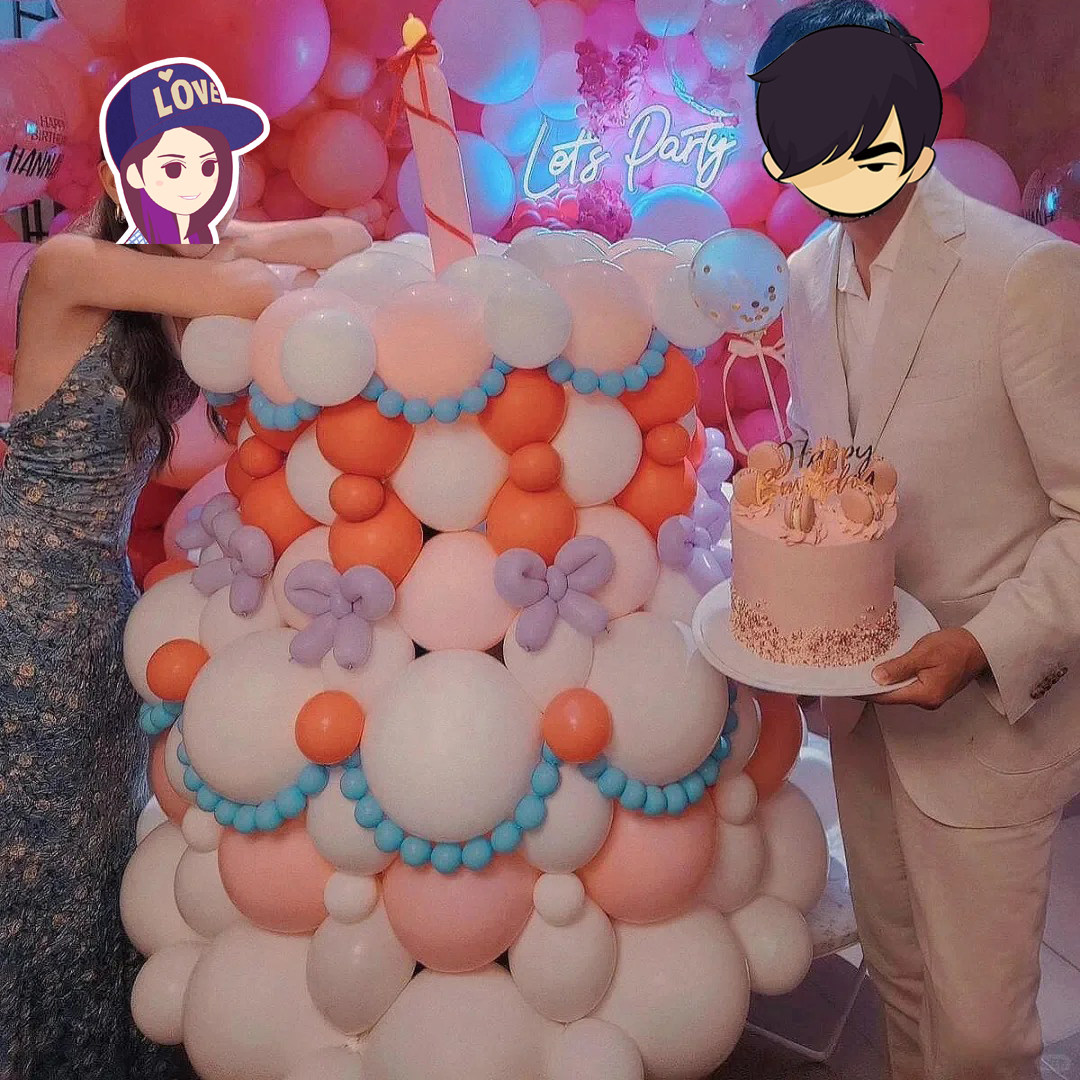 超大巨型气球蛋糕昆凌同款生日蛋气球