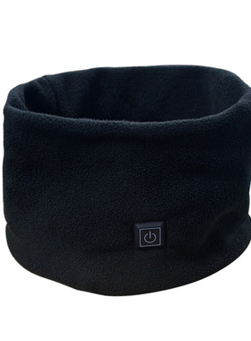 三档USB电发热围巾脖套男女智能加热颈部摇粒绒防寒保暖围脖