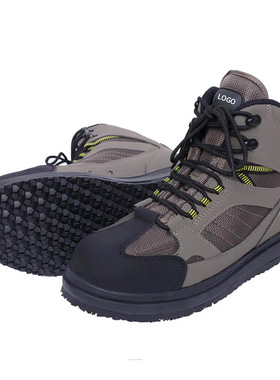 防水透气橡胶底户外防滑防踢保趾矶钓鞋海钓鞋溯溪鞋防滑透气