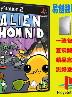 PS2游戏 外星原始人 盒装游戏不支持电脑电视DVD厚机