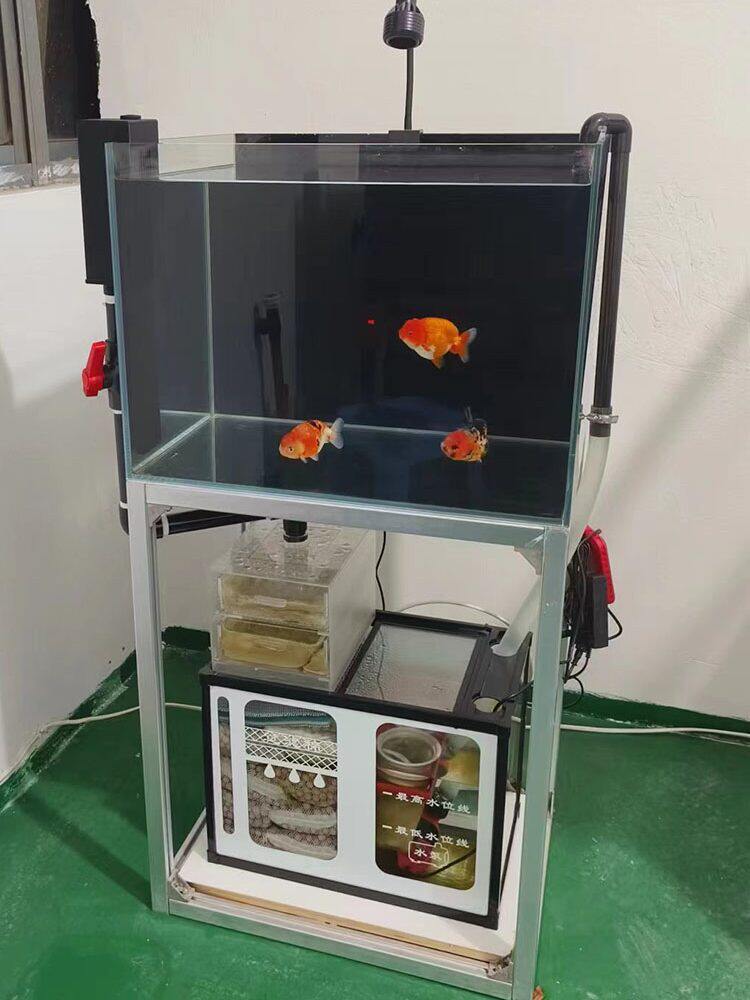 鱼缸不打孔改底滤背包虹吸溢流底滤管件上滤免开孔改下滤管件