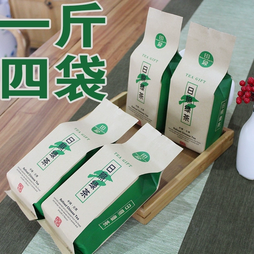 Rizhao Green Tea Impression Tea Tea Новый чайный пакет течет Shandong Fried Green Tea 500G Первый класс Сильный ароматный пузырь