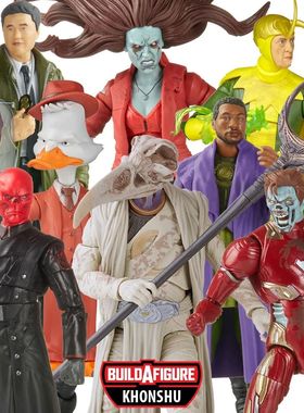 现货Marvel Legends丧尸钢铁侠女巫洛基红骷髅鸭孔苏6寸可动人偶