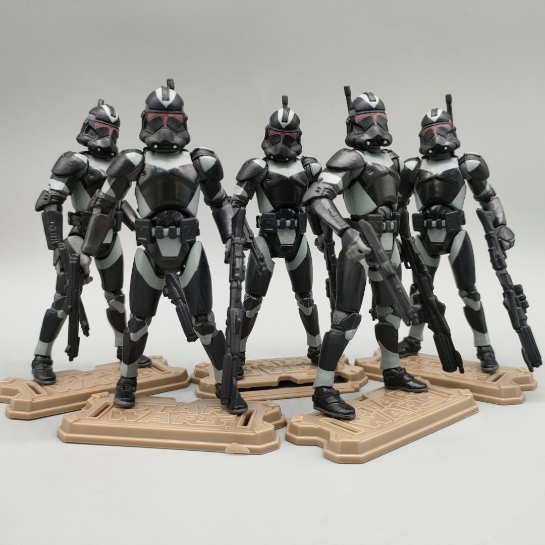 星球大战暴风兵曼达洛人帝国突击兵暗影黑突击兵3.75寸全关节可动