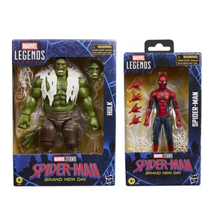 现货Marvel Legends 崭新之日电影版蜘蛛侠绿巨人浩克6寸可动人偶