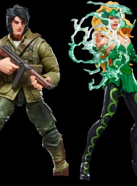 Marvel Legends 二战金刚狼 魅惑女巫 刽子手套6寸可动人偶模型