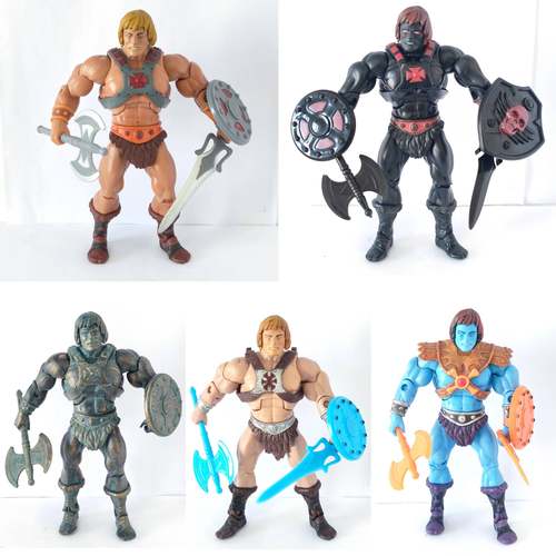 KO散货宇宙巨人希曼MOTUC 原色 黑色 铜色 蓝色希曼 6寸可动人偶