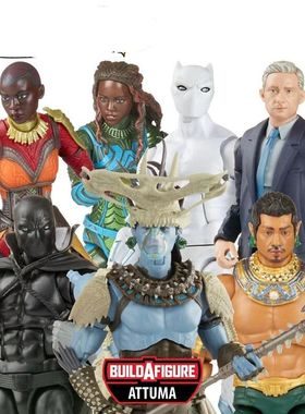 Marvel Legends 黑豹 白狼 罗斯 奥克耶娜吉雅纳摩海煞套 6寸人偶
