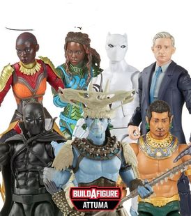 奧克耶娜吉雅納摩海煞套 Marvel 6寸人偶 羅斯 白狼 Legends 黑豹