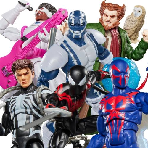 Marvel Legends 复古挂卡强心剂猫头鹰蜘蛛侠催眠客6寸可动人偶