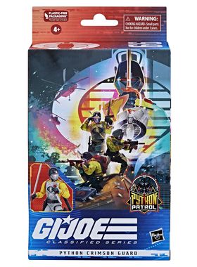 现货孩之宝GIJOE特种部队绝密系列巨蟒红色卫队6寸可动人偶模型