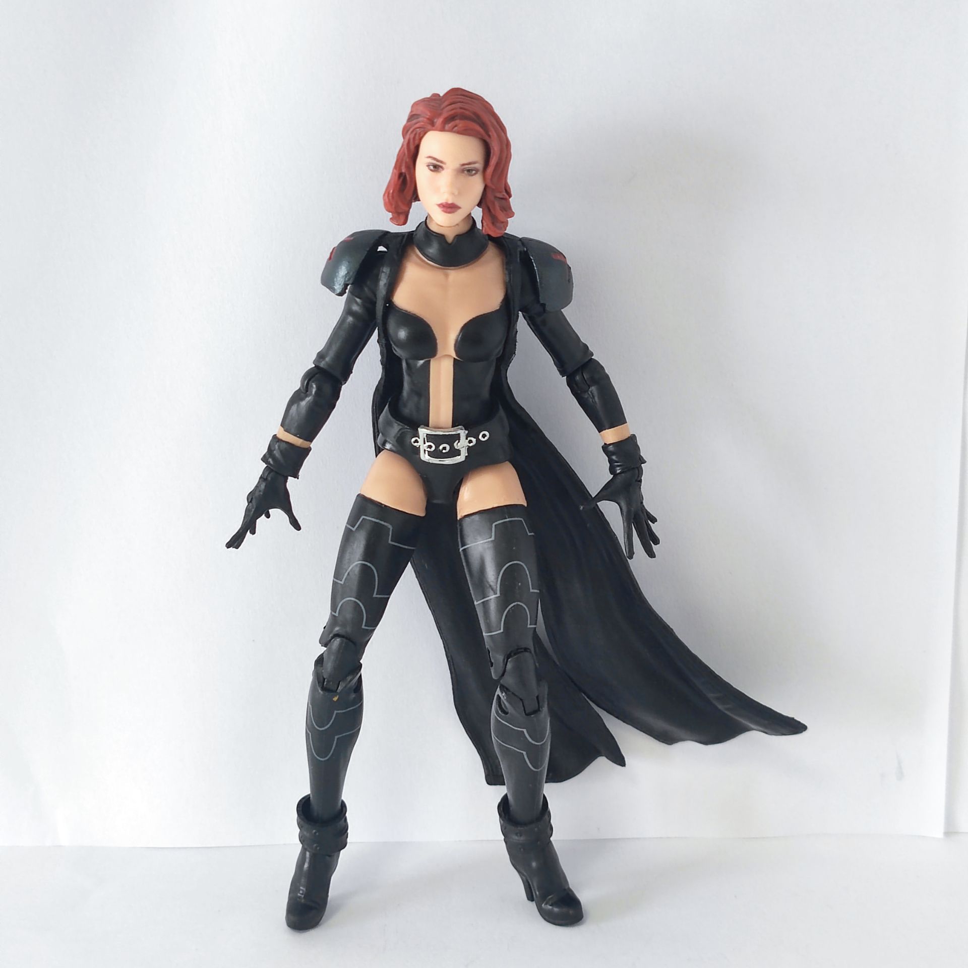 正版Marvel Legends 黑皇后 带非原配黑寡妇头 无配件6寸可动人偶