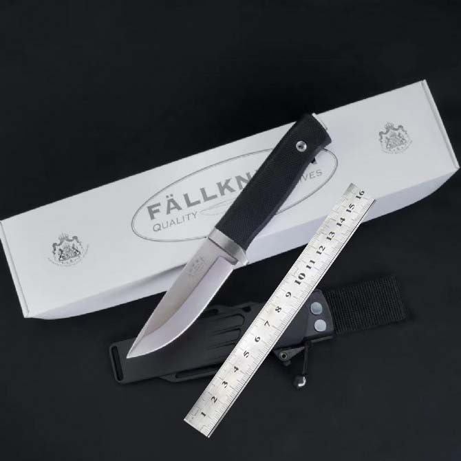 FALLKN户外小刀具防身求生刀折叠刀野外多功能军工刀