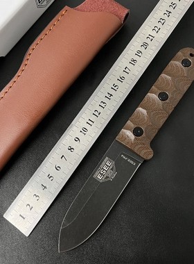 阳江刀户外刀22ESEE Camp-Lore PR4 丛林小直刀