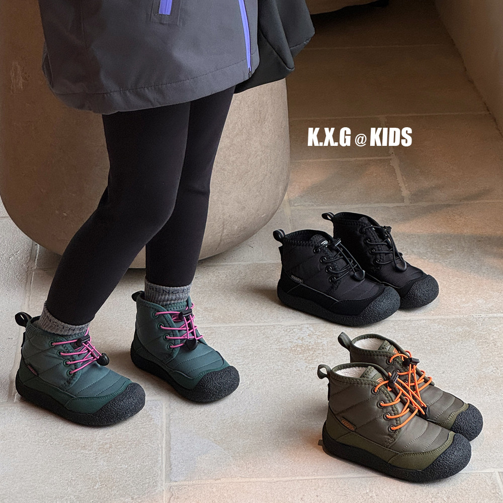 儿童棉鞋2025冬季新款防滑防水男童鞋女童雪地靴户外加绒棉靴潮牌,童鞋/婴儿鞋/亲子鞋,棉靴,淘宝优惠券,粉丝福利购,淘宝优惠卷