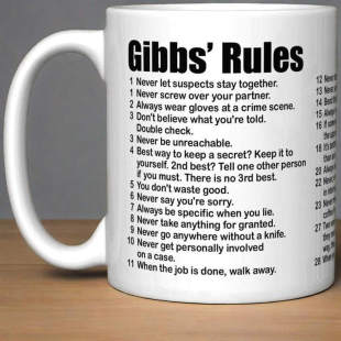 mug 吉布斯法则陶瓷马克杯 gibbs rules 茶杯 办公室简约喝水杯子
