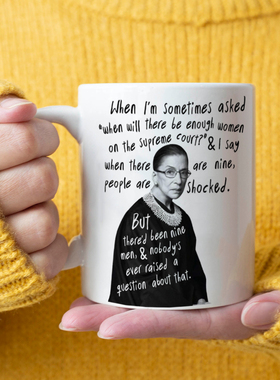 Ruth Bader Ginsburg美国女大法官金斯伯格 RBG 陶瓷杯子马克杯