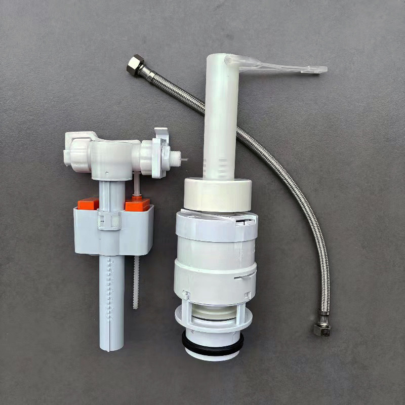 马桶水箱配件进水阀隐藏式暗装入墙座便坐便器水箱配件排水阀套装