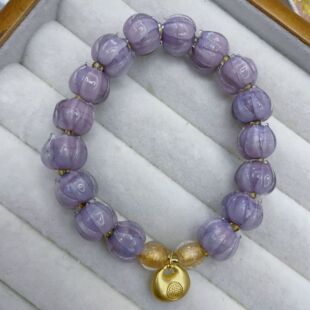 厦门南普陀 紫琉璃铃兰花福袋手串九紫离火紫气东来手链已过香