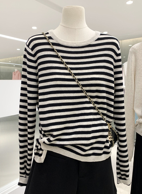 入秋刚需休闲舒适百搭基础款圆领毛衣针织衫新款巨好看的早秋上衣