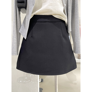 防走光裙裤 A字半身裙2026早春新品 小个子短裙女 极简百搭经典 韩版