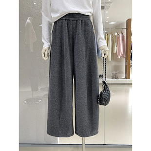 清仓捡漏不TUI不换 Q263 慵懒松弛感宽松直筒加绒休闲裤