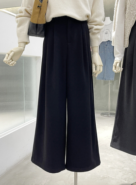 清仓捡漏不TUI不换！定制垂顺舒服磨毛西装休闲裤Q263