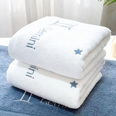 纯棉加厚大浴巾成人男女酒店美容院浴巾家用洗澡大毛巾吸水70 140