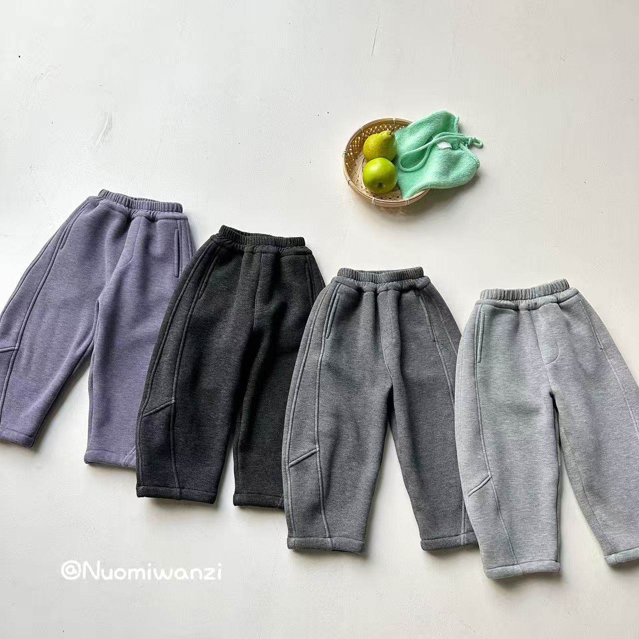 糯米丸子童装女童加绒弯刀裤2025冬款儿童超柔软加厚奶糕休闲裤子,童装/婴儿装/亲子装,裤子,淘宝优惠券,粉丝福利购,淘宝优惠卷