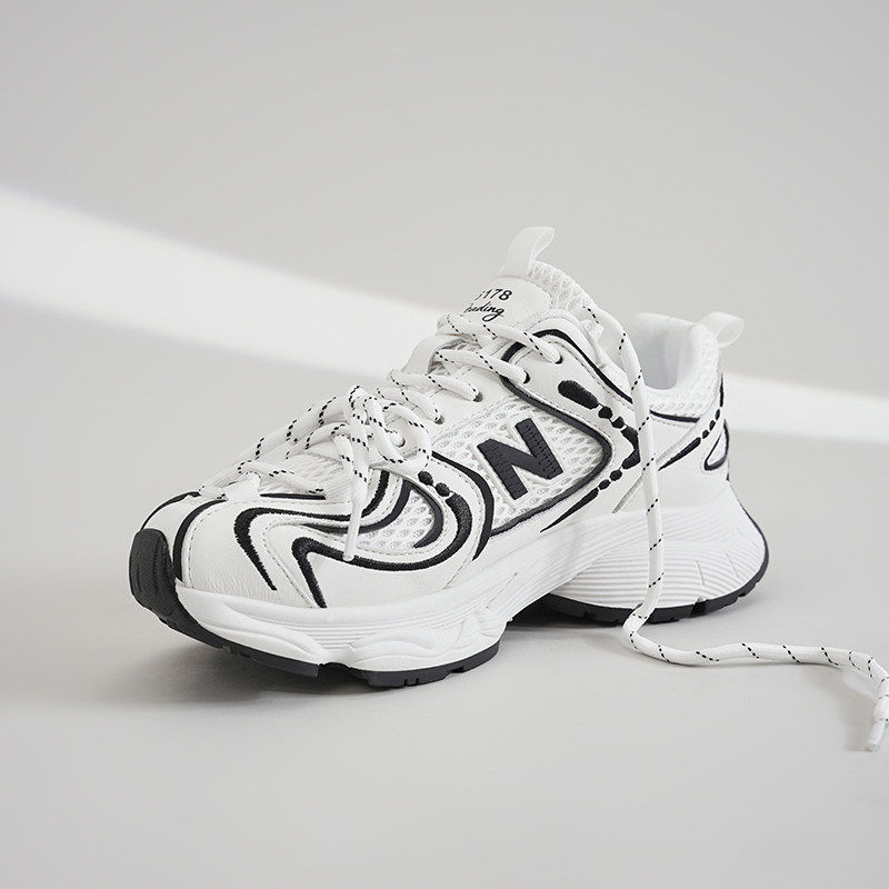新百伦2026秋冬新款跑步鞋女舒适厚底增高复古运动休闲鞋老爹鞋女,流行男鞋,网面鞋,淘宝优惠券,粉丝福利购,淘宝优惠卷