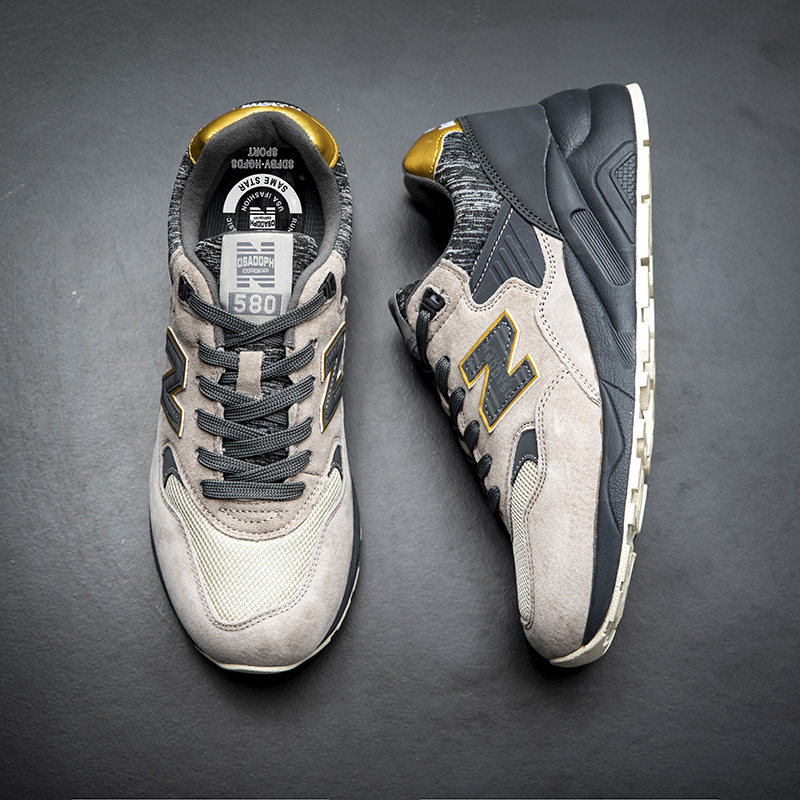 新百伦真皮男复古老爹鞋N字580系列健步运动鞋休闲男女鞋,运动鞋new,运动休闲鞋,淘宝优惠券,粉丝福利购,淘宝优惠卷