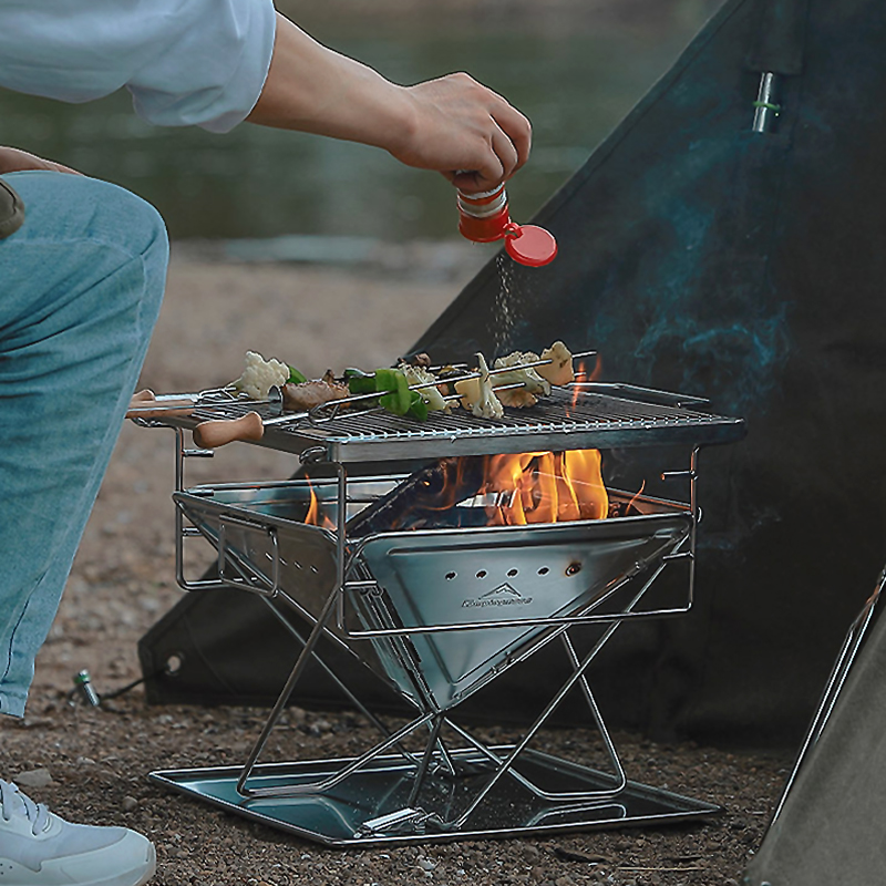 柯曼轻便烧烤架碳烤炉折叠