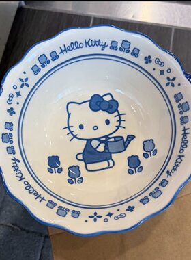 香港万宁超市换购款陶瓷双耳猫咪陶瓷大碗拉面碗  20cm超级好看
