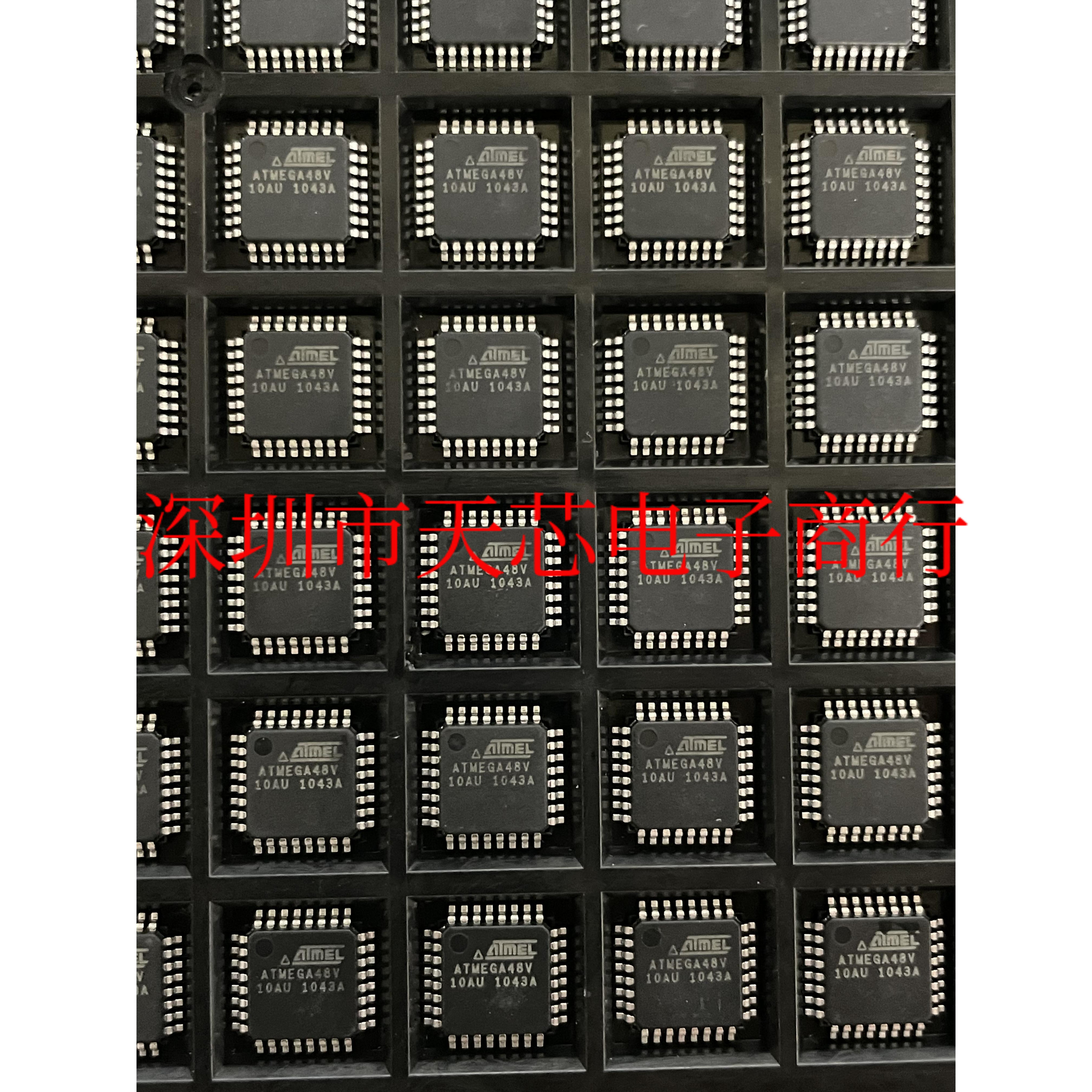 ATMEGA48V-10AU ATMEGA48V QFP32 微控制器 原装正品 质量保证