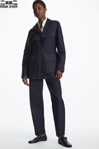 Cos Женская прямая прямая почтовая рассылка искренняя покупка Demon Pocket Short Jacket 2024 Весна и осень 1129752001