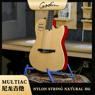 加拿大Godin尼龙电箱吉他 Multiac Nylon String 云杉桃花心全单