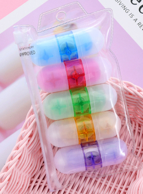 北威YAMAYO修正带胶囊涂改带日韩可爱药丸卡通改正带YM-860S/860K