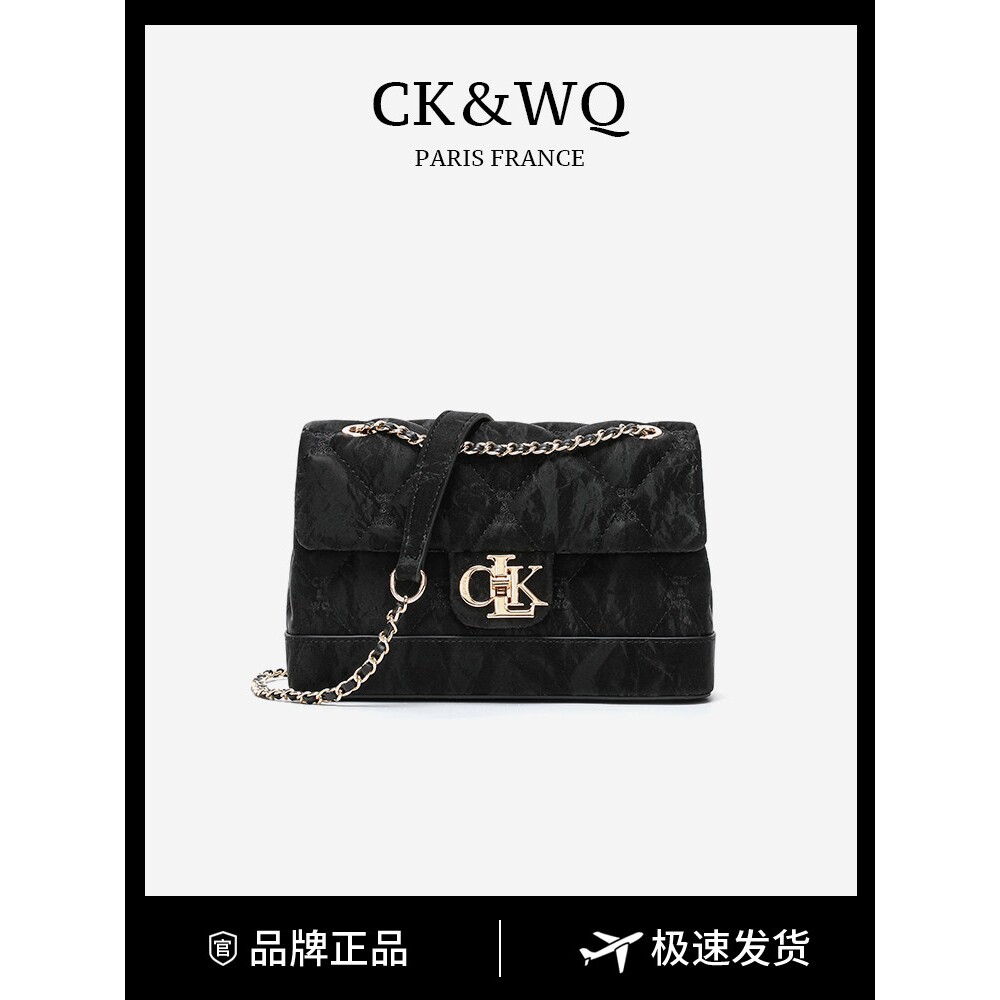 小CK&WQ官网正品包包女式新款轻奢小众新款高端超火通勤链条腋下