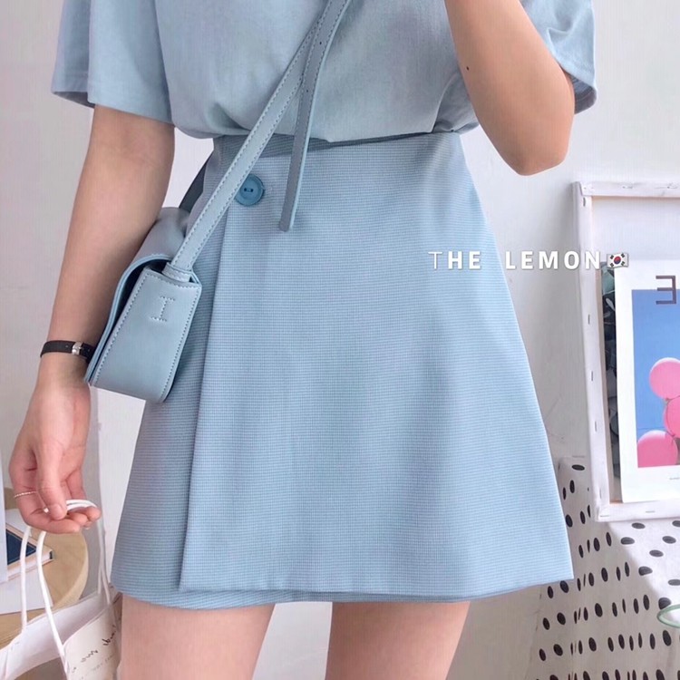 Korean Edition 2019 summer new pattern Show thin Versatile Paige a word skirt Retro chic Tartan girlin the Women's clothing/Boutique , Skirts  category - from Buy2taobao.com to provide professional Taobao agent buy service