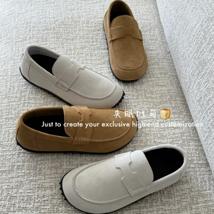 进口羊琼皮 单鞋 25秋冬 厚底增高勃肯鞋 女 太舒服了 BREAD定制