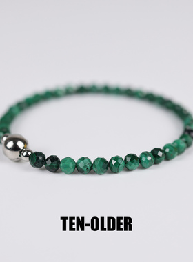 天然正品孔雀石手链男女款