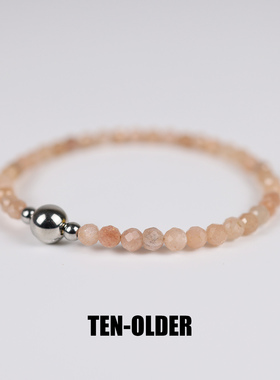 仙气甜美天然橙月光手链