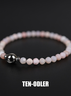 天然奶油粉澳宝手链女温柔