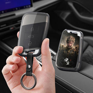 适用大众CC蔚揽高尔夫汽车钥匙套保护套包壳卡片扣全包女男士高级