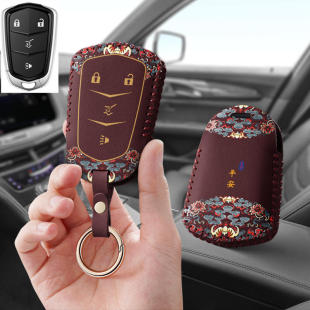 适用凯迪拉克老款 Srx汽车钥匙套xt6保护套包壳Xts扣Atsl女xt4高级