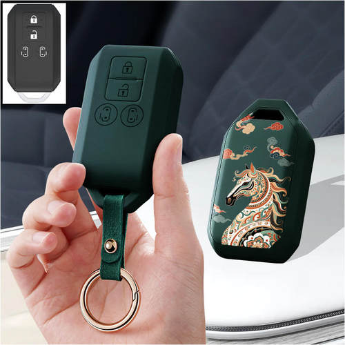 适用铃木SUZUKI汽车钥匙套保护套包壳XL7扣女高级Solio全包专用男