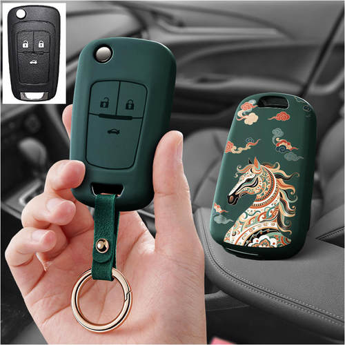 适用别克汽车钥匙套女gl6英朗GL8昂科拉GX新昂科旗君威君越包壳扣