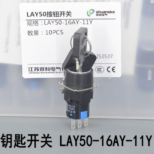 双科钥匙开关LAY50-16AY-11Y